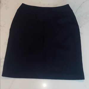 Black pencil skirt